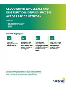 Cloud ERP in Wholesale and Distribution: Driving Success Across a Wide Network